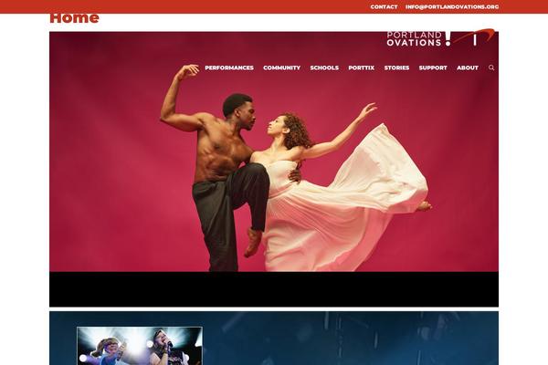 WordPress website example screenshot