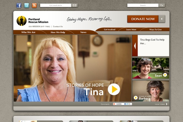portland theme websites examples