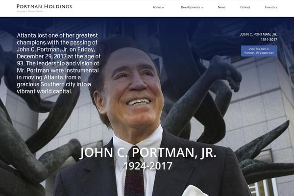 portmanholdings.com site used Portman