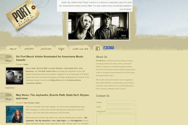 WordPress website example screenshot