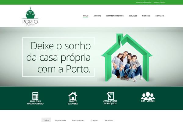 Porto theme site design template sample