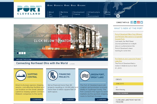 portofcleveland.com site used Deploy1