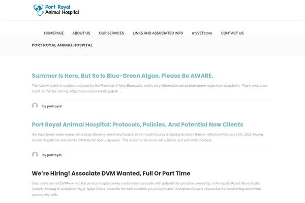 portroyalanimalhospital.com site used Sibername