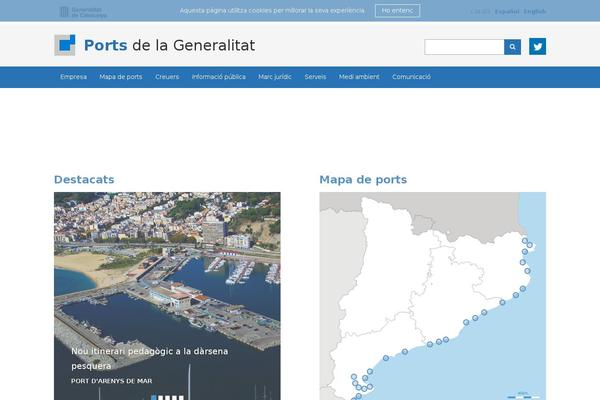 portsgeneralitat.org site used Portsgeneralitat