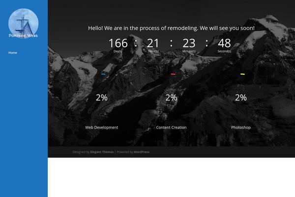 Divi theme site design template sample