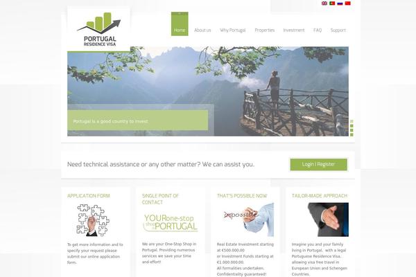 WordPress website example screenshot