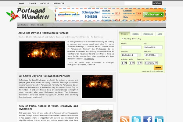 WordPress website example screenshot