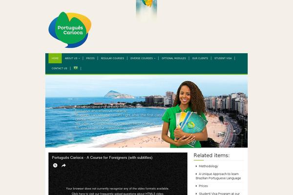 portuguescarioca.com.br site used Portuguescarioca-wcriativa