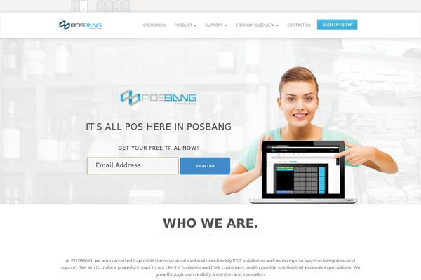 Site using Posbang-registration plugin