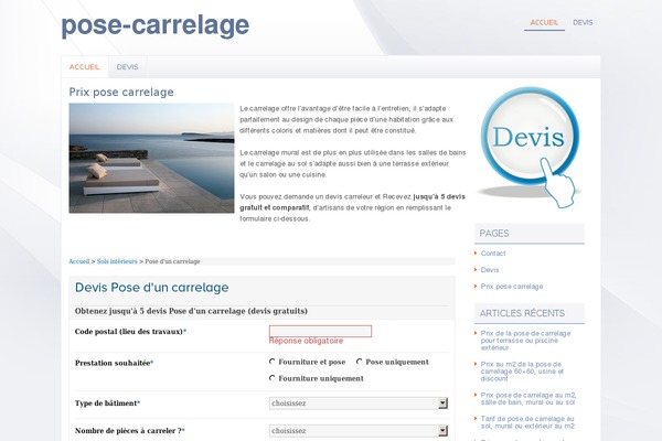 poser-carrelage.com site used Concrete