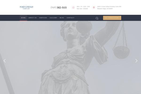 poseylaw.com site used Legal-stone