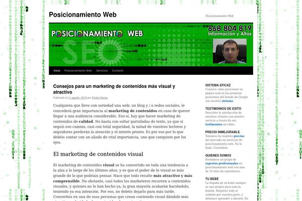 WordPress website example screenshot