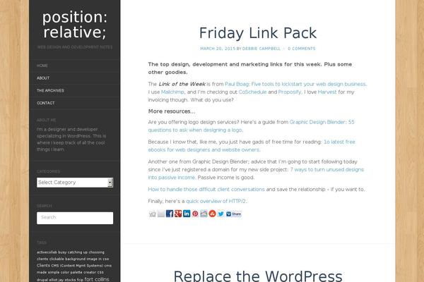 WordPress website example screenshot