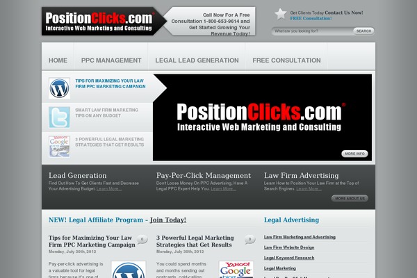 positionclicks.com site used Spectre
