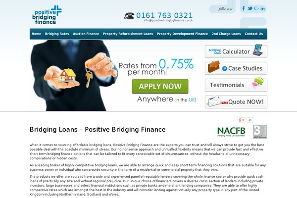 positivebridgingfinance.co.uk site used Pbf