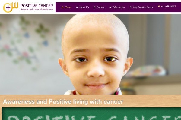 positivecancer.ae site used Positivecancer-theme