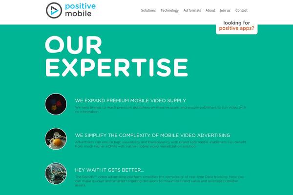 Positive theme websites examples