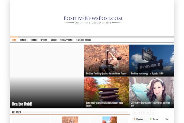 positivenewspost.com site used NewsCore