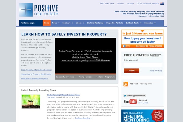 Positive theme site design template sample