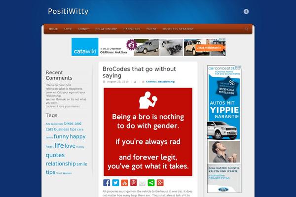 positiwitty.com site used Positiwitty