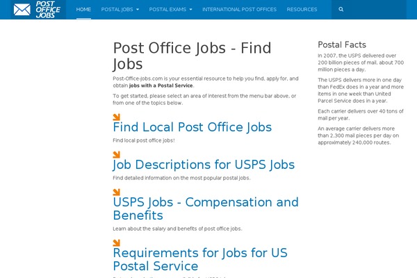 post-office-jobs.com site used Genesis