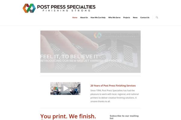 WordPress website example screenshot