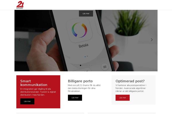 post.se site used 21grams-theme