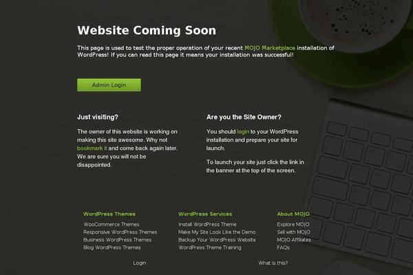 Twenty Sixteen theme site design template sample