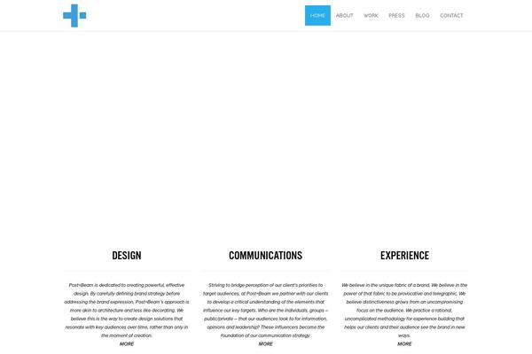 River theme site design template sample