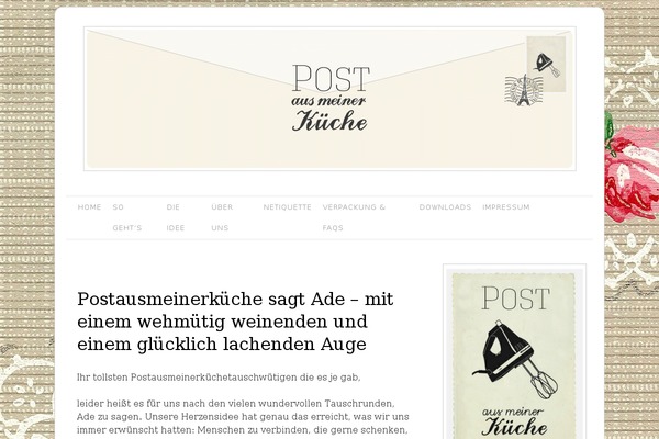 postausmeinerkueche.de site used Pamk
