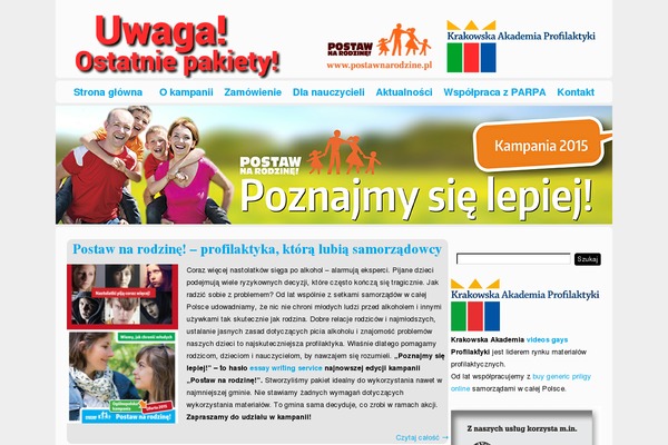 postawnarodzine.pl site used Custom Community