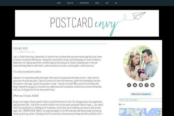 postcard-envy.com site used Sweetdreams