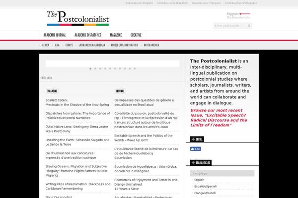postcolonialist.com site used Postcolonialist1