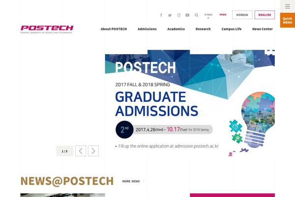 postech.ac.kr site used Postech