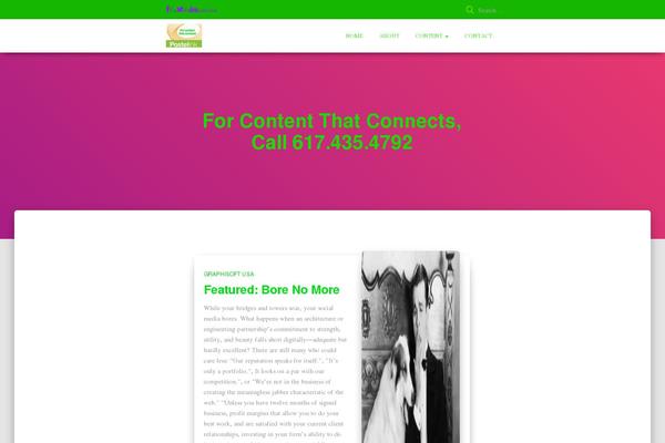 Clean Simple White theme site design template sample