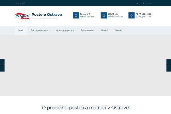 postele-ostrava.cz site used Urbanbuilder