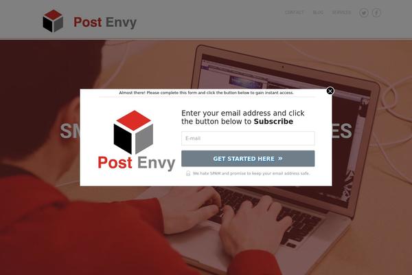 postenvy.com site used Onepage