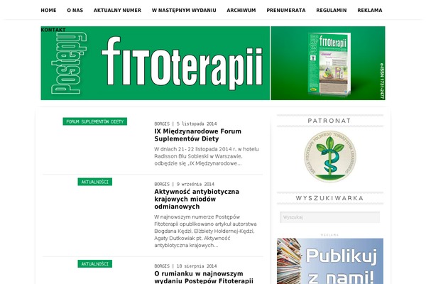 postepyfitoterapii.pl site used Borgis