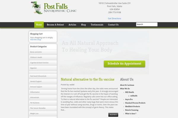 postfalls-naturopathic.com site used Fswd_theme