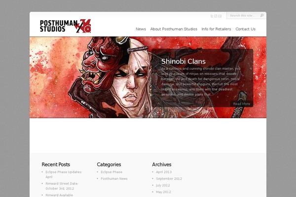 Chameleon theme site design template sample
