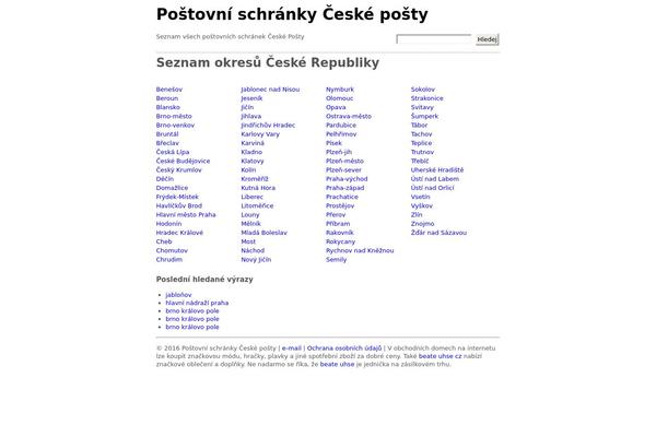 postovni-schranka.cz site used Zero-12