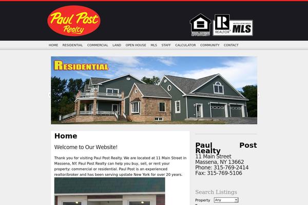 postrealty.com site used Chase