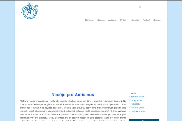 posvitme-si-na-autismus.cz site used Template