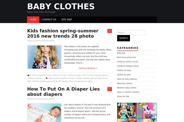Hiero theme site design template sample