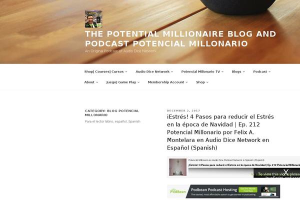 potencialmillonario.com site used financeup