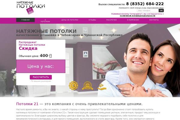 WordPress website example screenshot