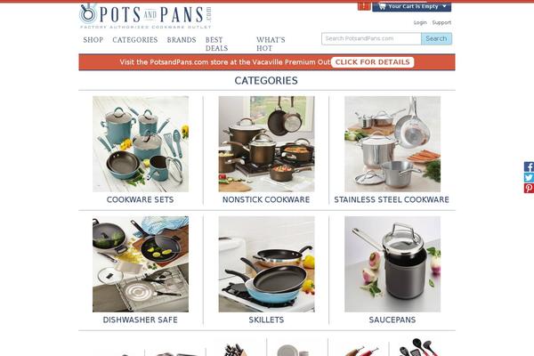 potsandpans.com site used Potsandpans