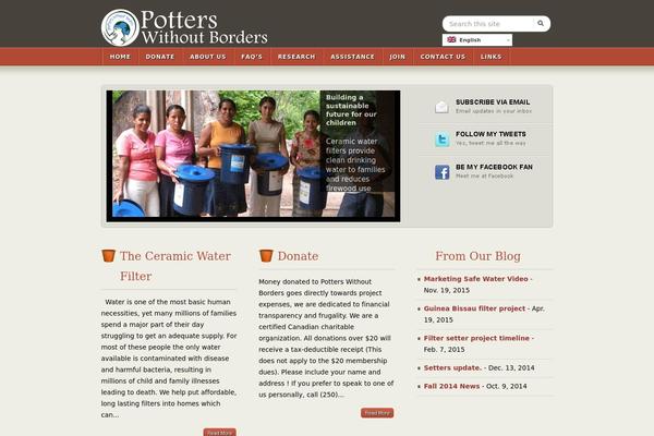 potterswithoutborders.com site used Maparaan