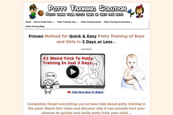 pottytrainingsolution.com site used 3Clicks Child