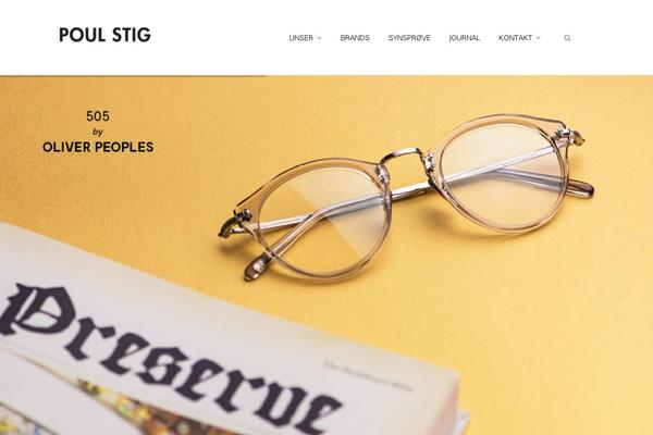 poulstigbriller.dk site used Eyewear